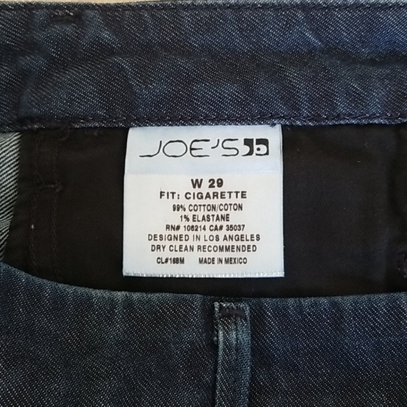 Joe's Jeans The Cigarette Blue Size 29 - Picture 4 of 4
